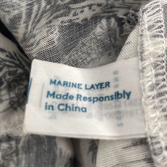 Marine Layer San Francisco toile print Allison Pants XS - Picture 9 of 10
